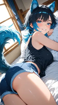 🐺 ベッドの上での思い出 〜今日は絶対動かねぇ……〜🛏️💙