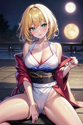 月と美女