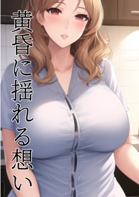 黄昏に揺れる想い(イラスト)