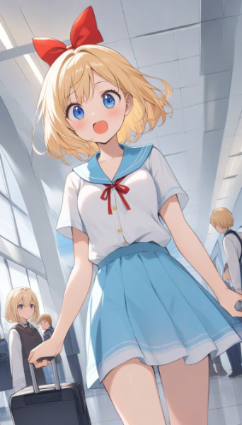 チェックインカウンターどこだろう・・・？