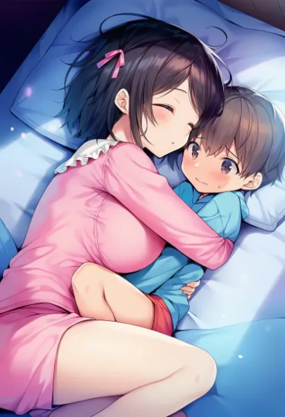 おねショタ　深夜の秘密の時間