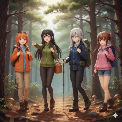 おま好きガールズ × きのこ