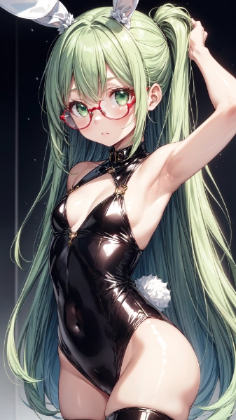 緑髪のお姉さん