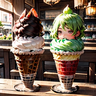アイスクリーム・・・？？？