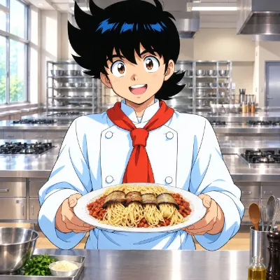 ナス巻スパゲティ