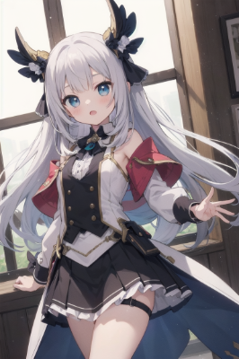 角付きの女の子