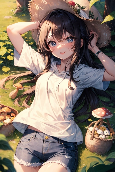 楽しいキノコ狩り♡