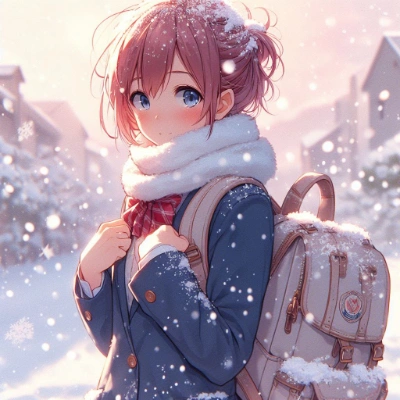 雪の日のおでかけ