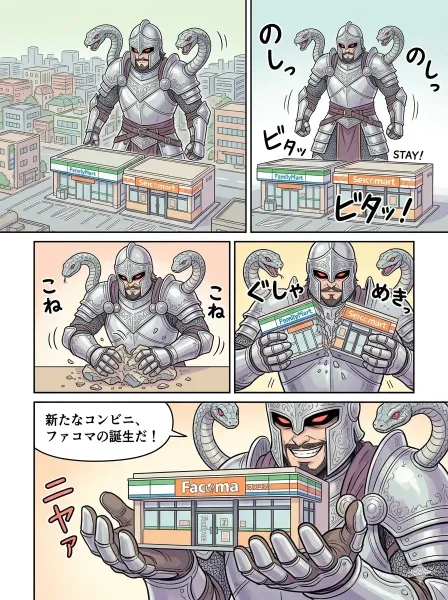 強引な吸収合併