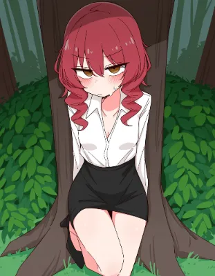 森の中