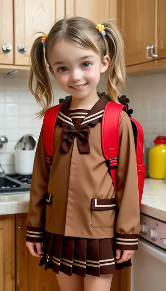 私学制服風コーデ