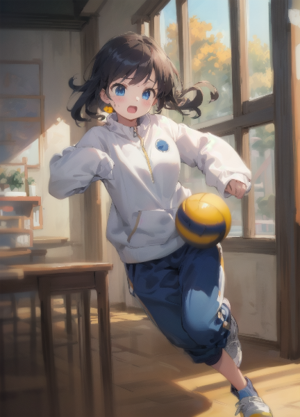 萌え袖少女とドッジボール！３