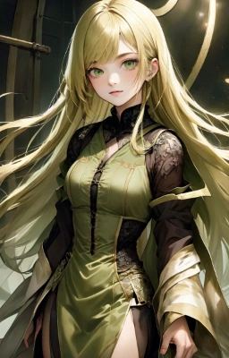 金髪女子