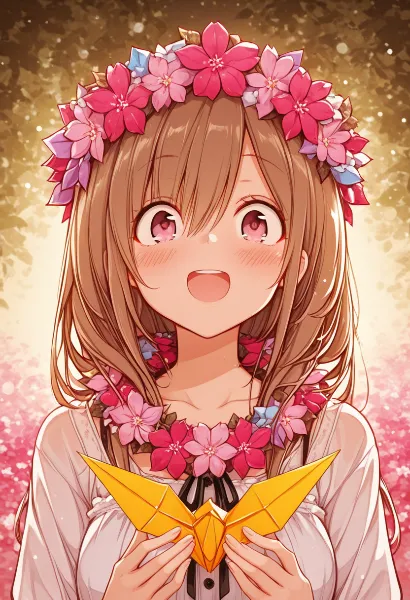 花冠の少女と黄金の鶴の願い