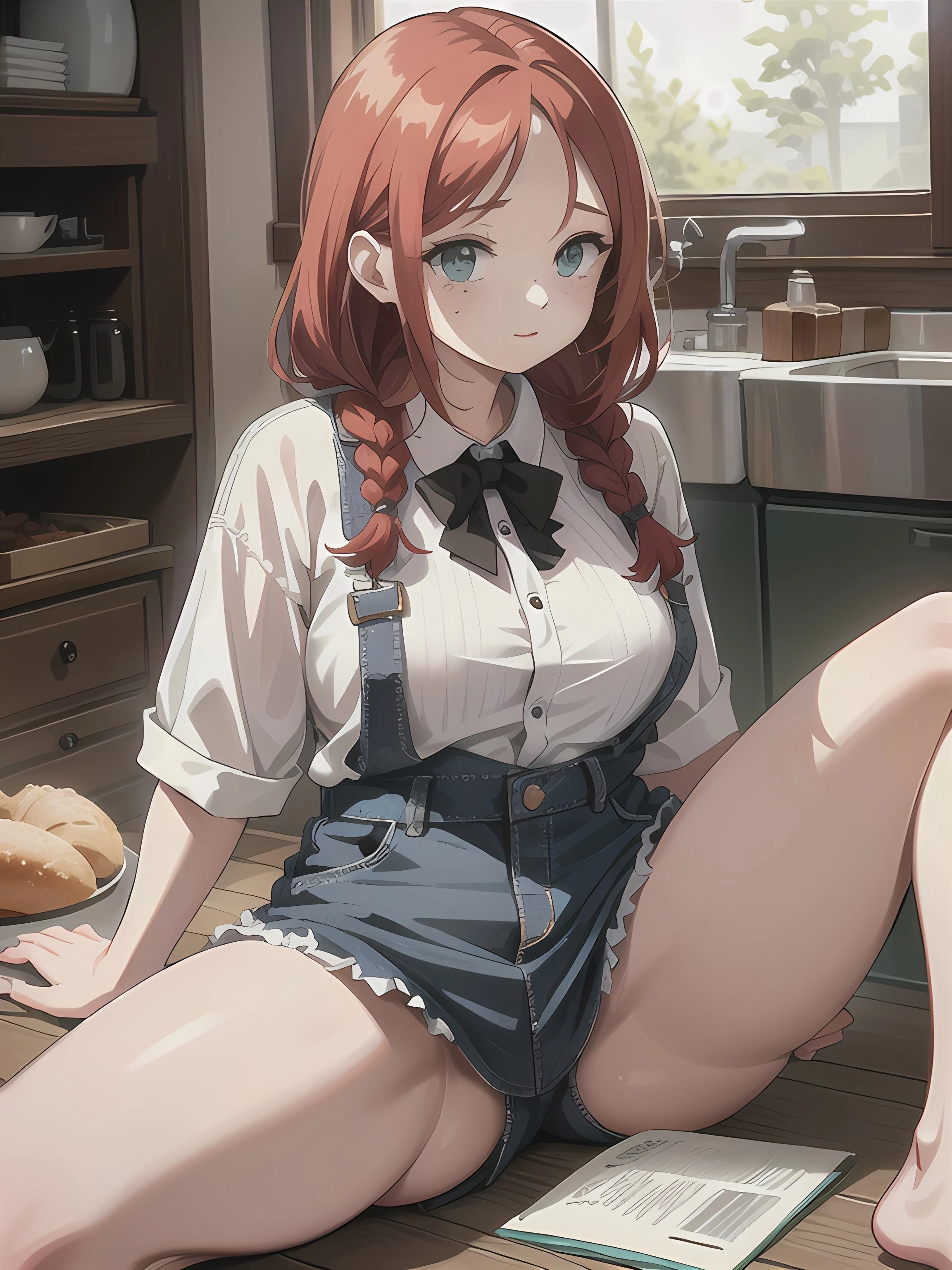 赤毛　巨乳 赤毛の少女 | Aipictors