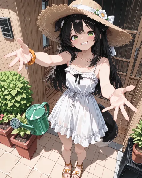 夏の朝
