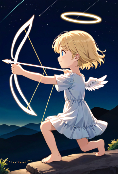 Light bow and arrow⭐️🏹