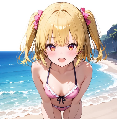 ピンクの水着🏖️