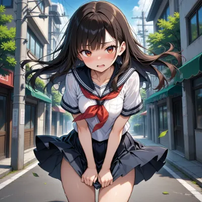 風のいたずらに翻弄された朝