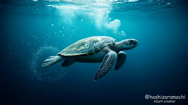 泡のヴェールに包まれた深淵の巡礼者 - Pilgrim of the Abyss, Enveloped in a Veil of Foam