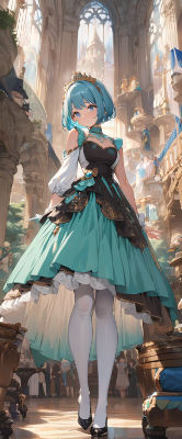 青髪のお姫様