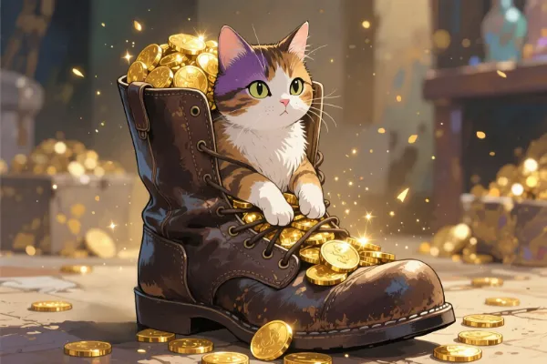 金貨のブーツに潜む猫の秘宝