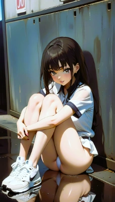 体操座り