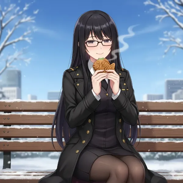 たい焼きに負けた少佐、広報任務はじめます