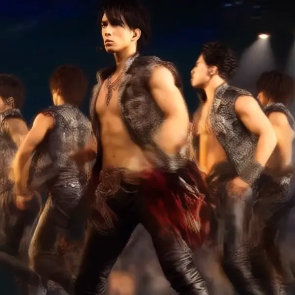 動画・男性アイドル風