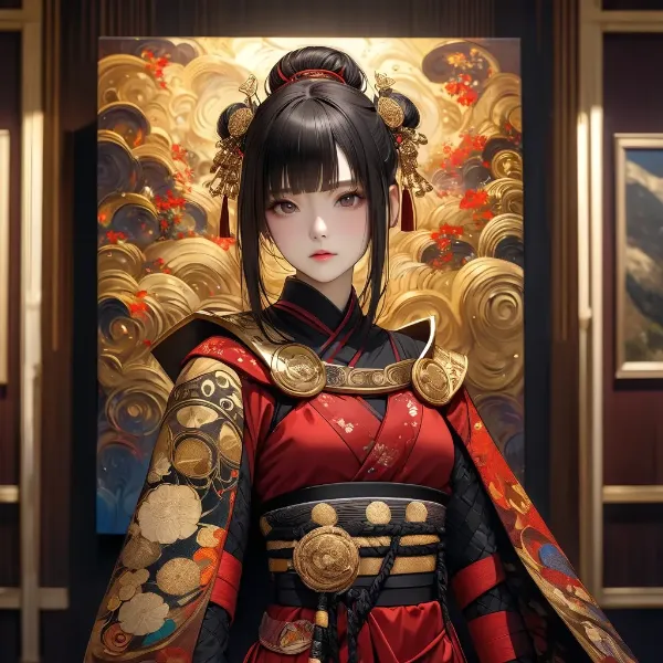 黄金の間を統べる紅蓮の姫