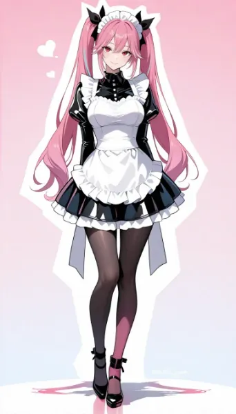悪魔メイドの甘い微笑み