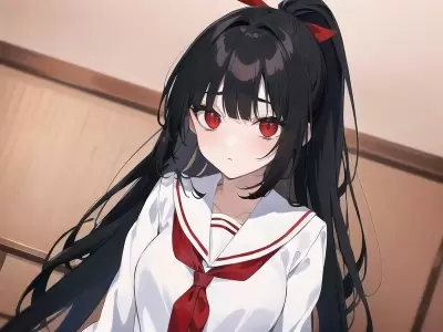 #27 黒髪少女