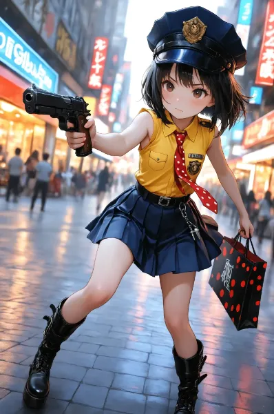 パトロール中…？