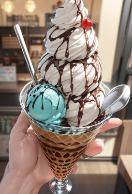 お題：ソフトクリーム