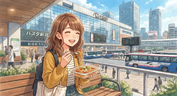 新宿駅のパスタ屋