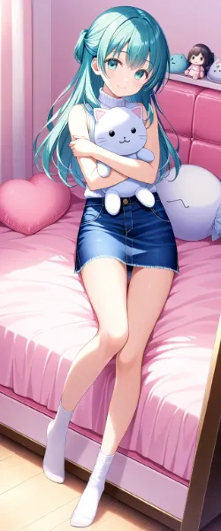 常磐アクア（お題：ぬいぐるみ#4）