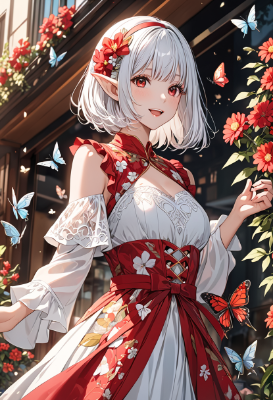 花とエルフ