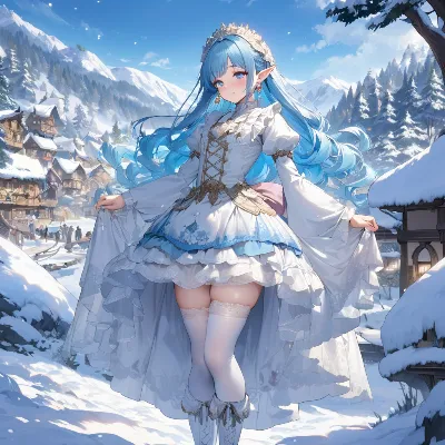 お昼の村