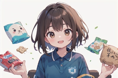 お菓子がいっぱいだあ