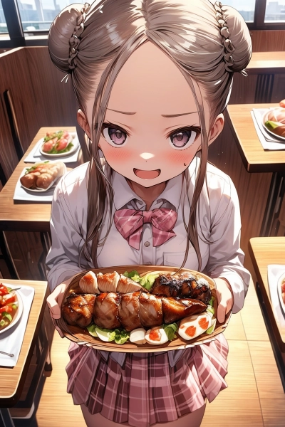 美味しいお肉が焼けましたどうぞ！