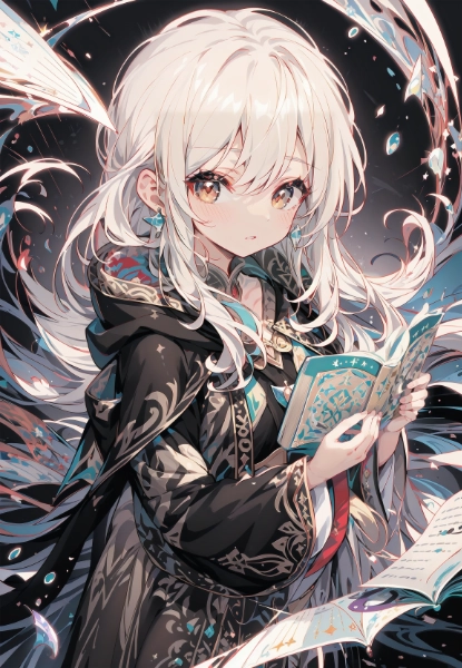 少女と魔導書