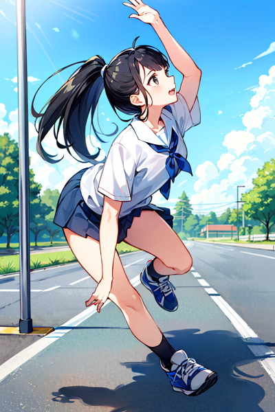走る