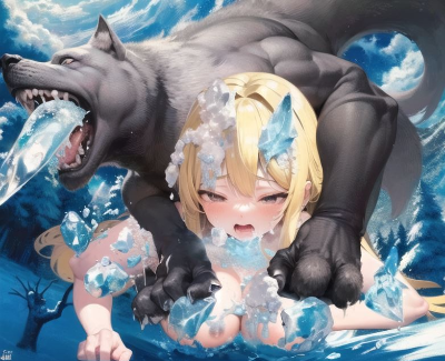 雪山の獣人