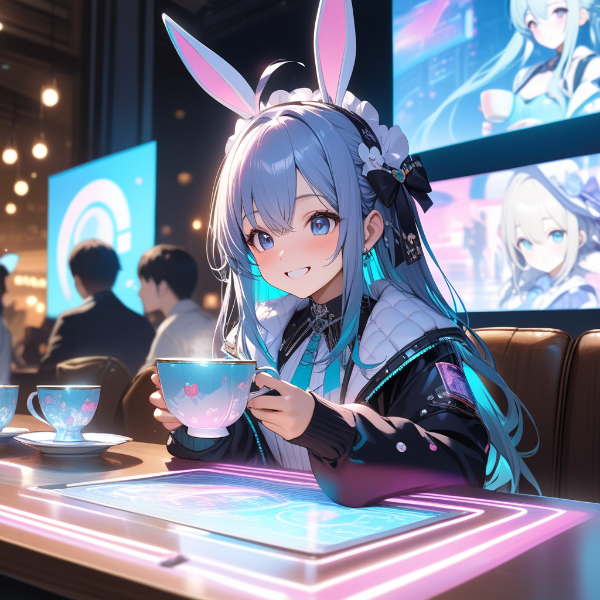 サイバーアリスとお茶会☆