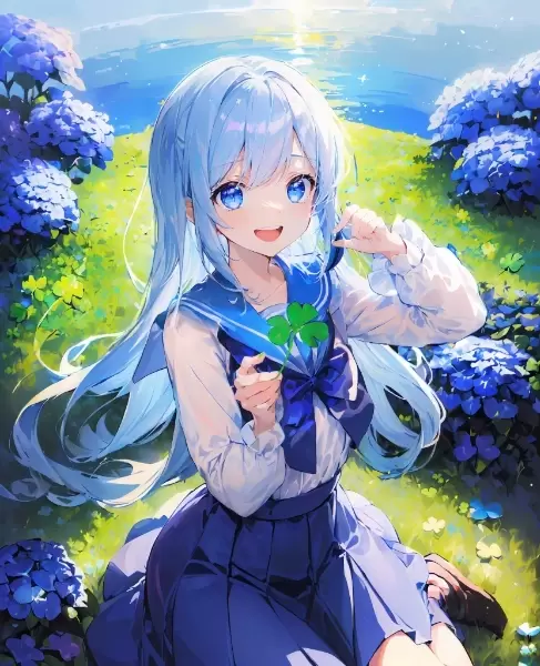 三つ葉のクローバーとうちの子