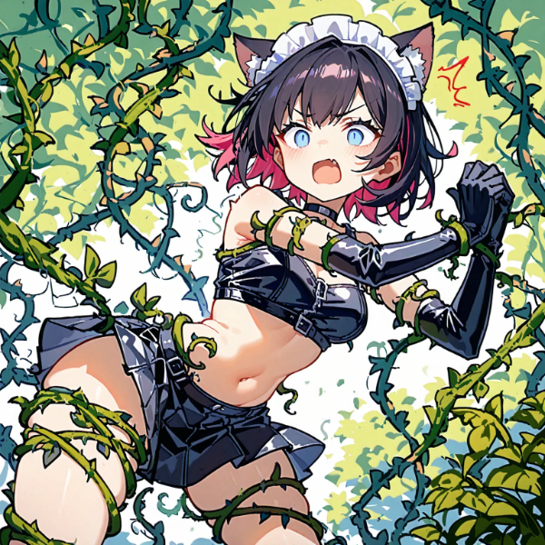 【よその子】クロネコメイドちゃん