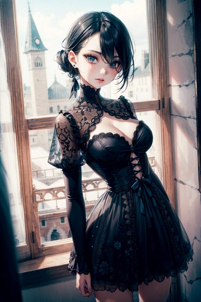 ドレスな美女
