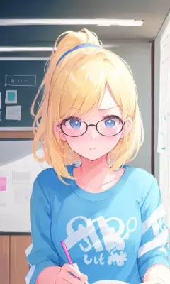 じろじろ見てないで真面目に勉強してください…