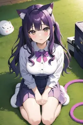 お願いします、拾ってください…ですのにゃ