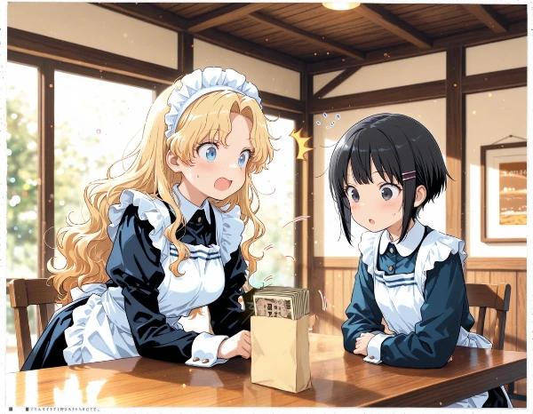 黒髪＆ブロンド・給料日